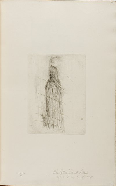 Den Lille Fløjlskjole af James Abbott McNeill Whistler
