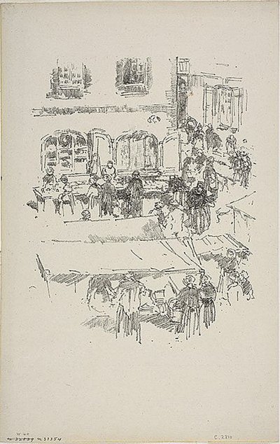 Markedspladsen, Vitre af James Abbott McNeill Whistler