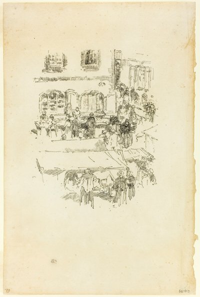 Markedspladsen, Vitre af James McNeill Whistler