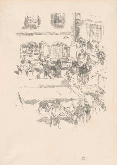 Markedspladsen, Vitre af James McNeill Whistler
