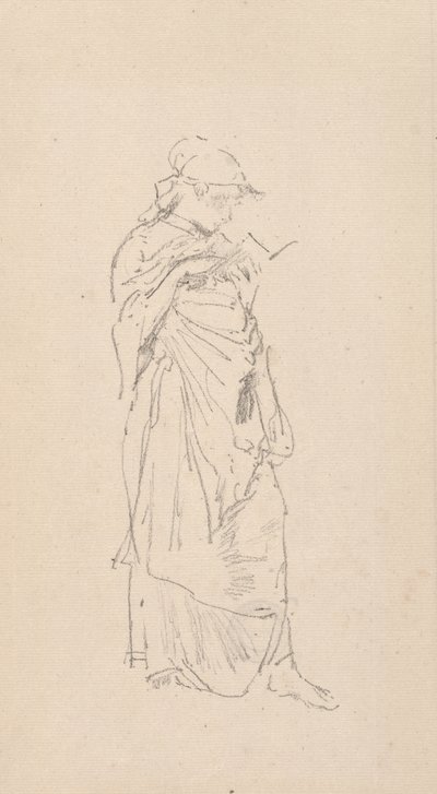Romanen - læsende pige af James McNeill Whistler