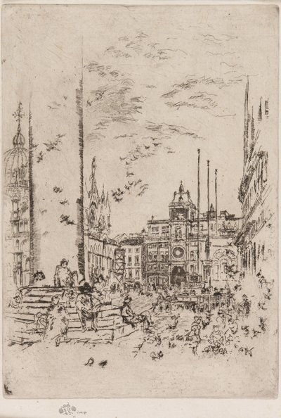 Piazzettaen af James Abbott McNeill Whistler