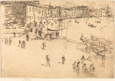 The Riva, No.II af James Abbott McNeill Whistler