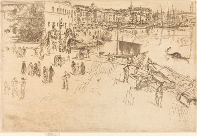 The Riva, No.I af James Abbott McNeill Whistler