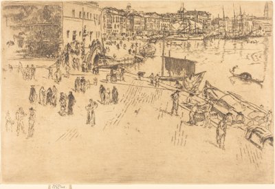 The Riva, No.I af James Abbott McNeill Whistler
