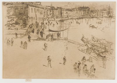 The Riva, nr. 2 af James Abbott McNeill Whistler