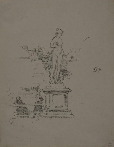Statuen, Luxembourg-haven af James Abbott McNeill Whistler