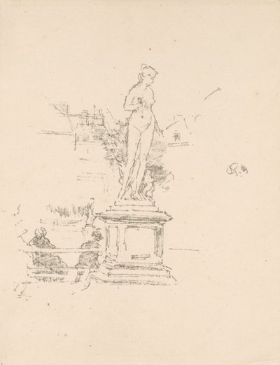Statuen, Luxembourg-haven af James McNeill Whistler