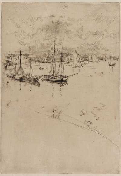 Dampbåden, Venedig af James Abbott McNeill Whistler