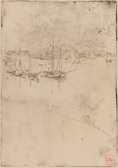 Dampbåden, Venedig af James Abbott McNeill Whistler