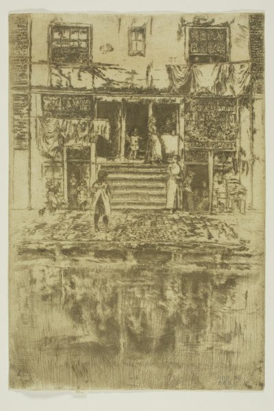 The Steps, Amsterdam af James Abbott McNeill Whistler