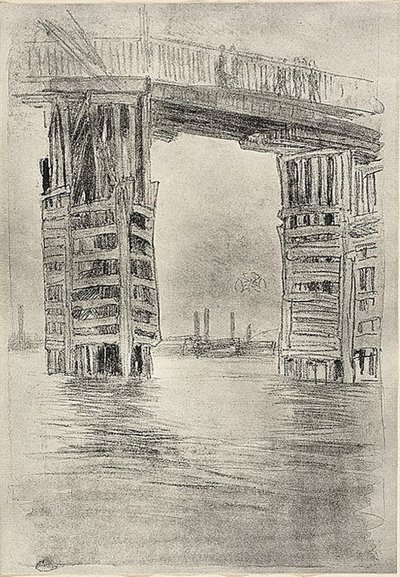 Den Høje Bro af James Abbott McNeill Whistler