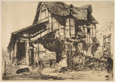 Den usikre lejebolig (Den gamle gård) af James McNeill Whistler