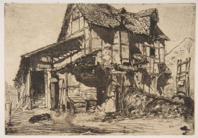 Den usikre lejebolig (Den gamle gård) af James McNeill Whistler