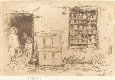 Landsbyens Sweet-Shop af James Abbott McNeill Whistler