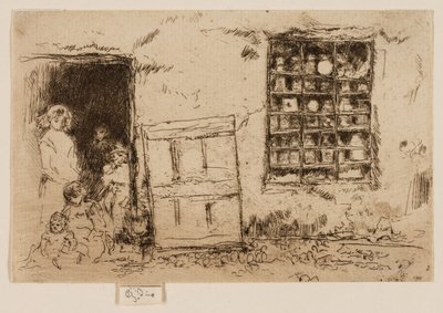 Landsbyens sødebutik af James Abbott McNeill Whistler
