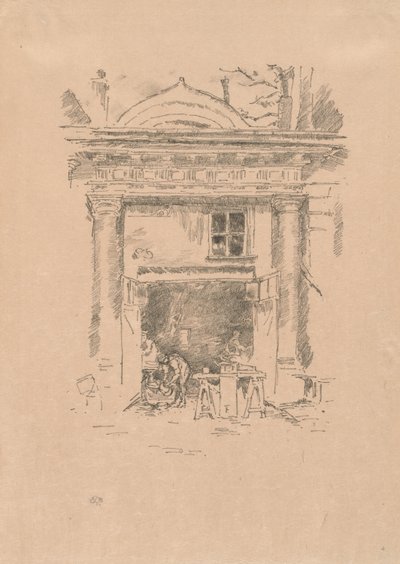 Hvidsmedene, Impasse des Carmélites af James Abbott McNeill Whistler