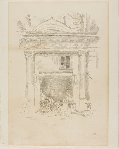 Hvidsmedene, Impasse des Carmélites af James Abbott McNeill Whistler