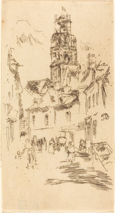 Rundvisning St. Antoine, Loches af James Abbott McNeill Whistler