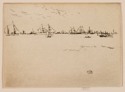 Troppetransportskibe af James McNeill Whistler
