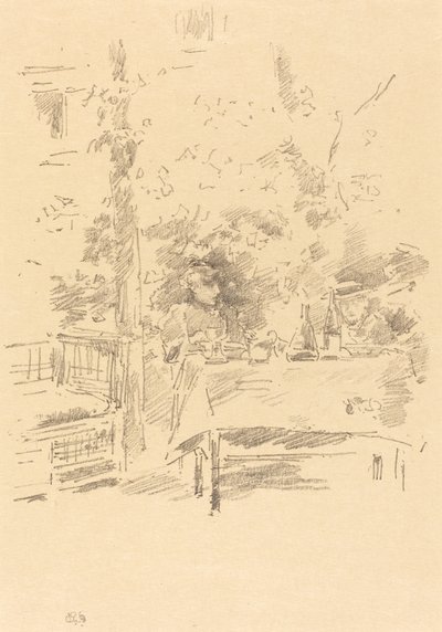 En-til-en i haven af James Abbott McNeill Whistler