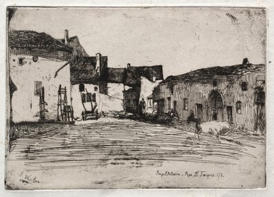 Tolv raderinger fra naturen:  Liverdun af James McNeill Whistler
