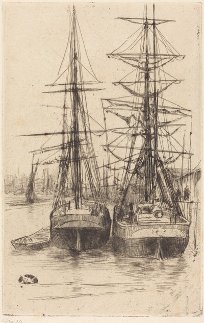 To skibe af James McNeill Whistler