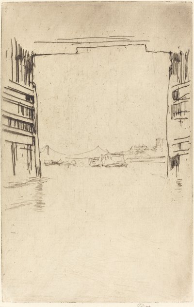 Under Old Battersea Bridge af James Abbott McNeill Whistler