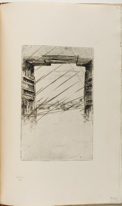Under Old Battersea Bridge af James Abbott McNeill Whistler