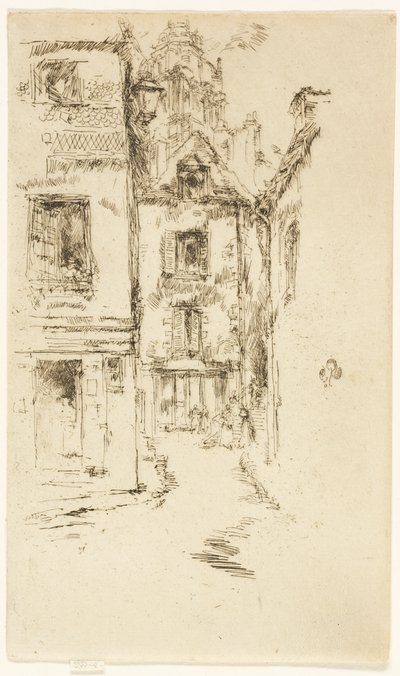 Under katedralen, Blois af James Abbott McNeill Whistler