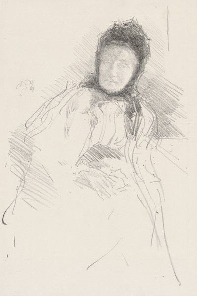 Ufærdig skitse af Lady Haden af James Abbott McNeill Whistler