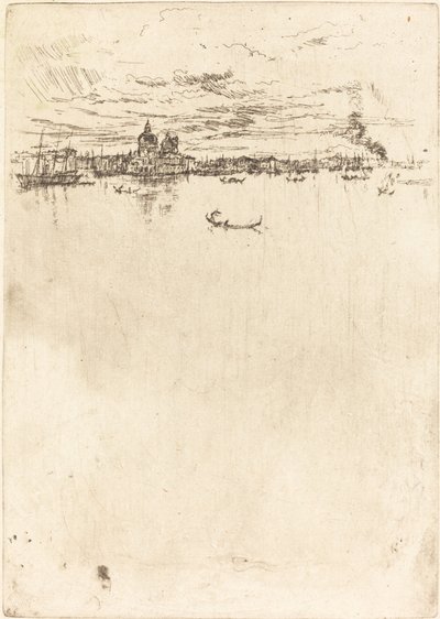 Opretstående Venedig af James Abbott McNeill Whistler