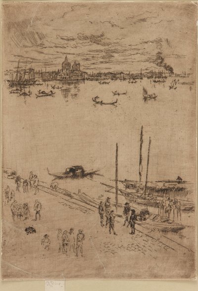 Opretstående Venedig af James Abbott McNeill Whistler