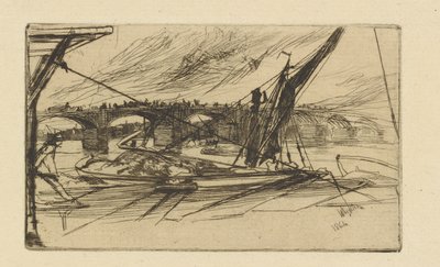 Vauxhall Bridge af James Abbott McNeill Whistler