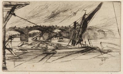 Vauxhall Bridge af James Abbott McNeill Whistler
