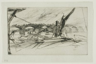 Vauxhall Bridge af James Abbott McNeill Whistler