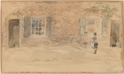 Village Shop, Chelsea af James Abbott McNeill Whistler