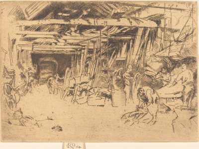 Wheelwright af James Abbott McNeill Whistler