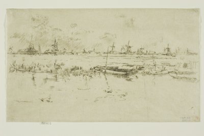 Zaandam af James Abbott McNeill Whistler