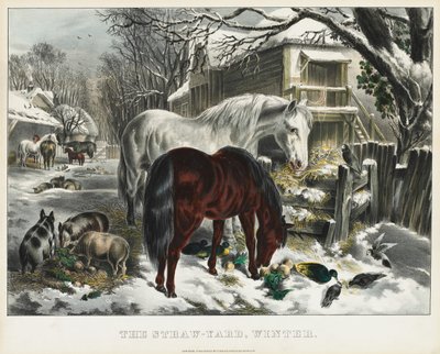 Halmgård, Vinter af James Merritt Ives