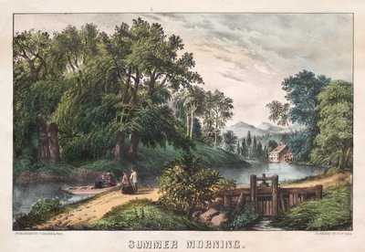 Sommermorgen, ca. 1838-72. af James Merritt Ives