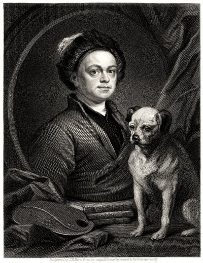 William Hogarth, 1800-tallet af James Mollison
