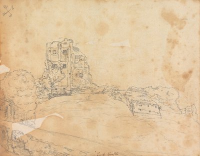 Corfe Slot af James Moore