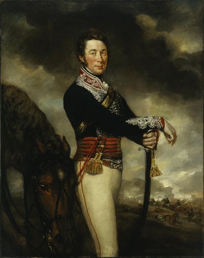 Kaptajn Peter Hawker fra 14th Light Dragoons af James Northcote