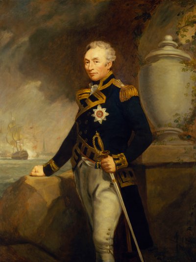 Kontreadmiral Sir Thomas Graves (1680-1755) af James Northcote