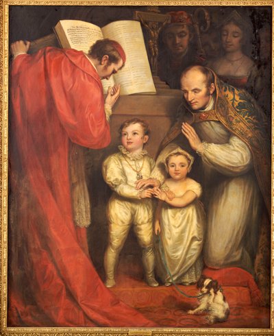 Ægteskabet mellem Richard af Shrewsbury, hertug af York, med Lady Anne Mowbray, 1820 af James Northcote