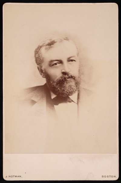 Portræt af Samuel Pierpont Langley 1834-1906, før 1890. af James Notman