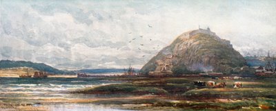 "Dumbarton Castle" (farvelitografi) af James Orrock