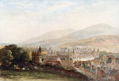 "Udsigt over Holyrood fra Burns