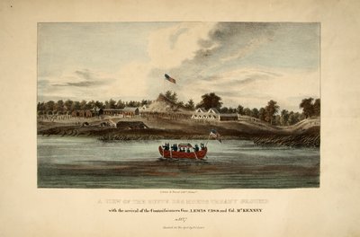 Udsigt over Butte Des Morts Treaty Ground af James Otto Lewis